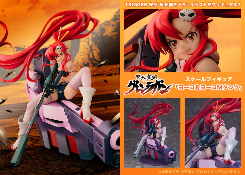 Tengen Toppa Gurren Lagann PVC Statue Yoko & Yoko M Tank 25 cm